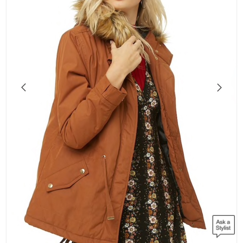 Faux Fur Parka